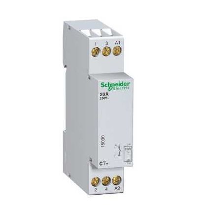 15030 Stykač CT+, 20A -1 zap., cívka 230V, Schneider Electric