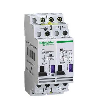 15530 Nástavba ETL, 1p+N, 1Z+1přep, 16A, cívka 230..240 V 50/60Hz, Schneider Electric