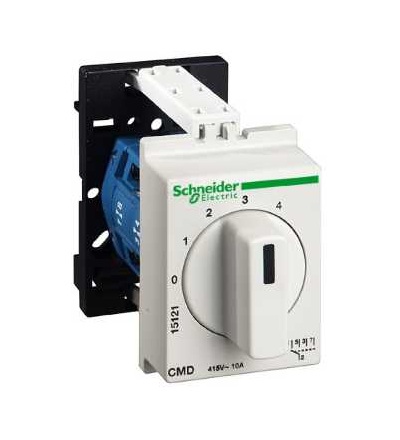15121 4 cestný otočný přepínač CMD, 10A, Schneider Electric