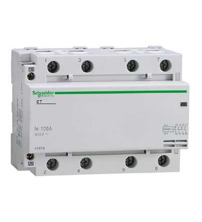 15978 Stykač CT, 4p, 4Z, 100A, 230..240 V AC, Schneider Electric