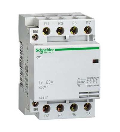 16025 Stykač CT, 4p, 4Z, 63A, 24 V AC, Schneider Electric