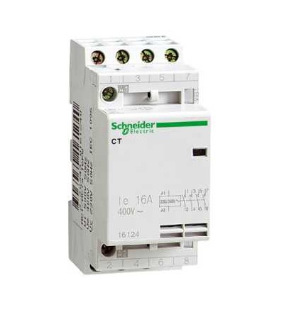 16124 Stykač CT, 4p, 4V, 16A, 220..240 V AC, Schneider Electric