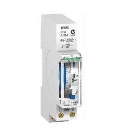 16654 Acti 9, IH clic, mechanický čas. spínač, 24 h, 150 h paměť, Schneider Electric