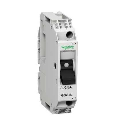 GB2CS05 TeSys GB2 jistič pro ovl. obvody, 1p, 0,5A, Id = 3,3A, Schneider Electric