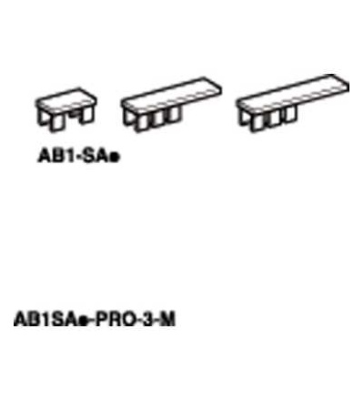AB1SA3 Prázdný nacvakávací štítek, 4,5x19mm, pro svorky, Schneider Electric