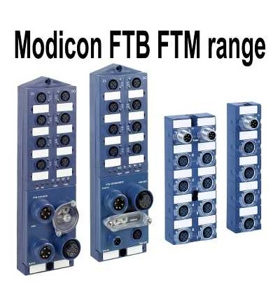 FTM1AE04C12T Compact IP67modulární I/O rozdělovač-Advantys FTM-4I-24V DC-15bit+znam., Schneider Electric