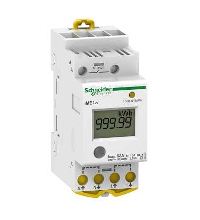 A9M17067 Jednofázový mod. digitální elektroměr iME1zr, 230V, 0..63A, Schneider Electric