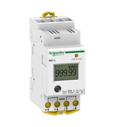 A9M17066 Jednofázový mod. digitální elektroměr iME1z, 230V, 0..63A, Schneider Electric