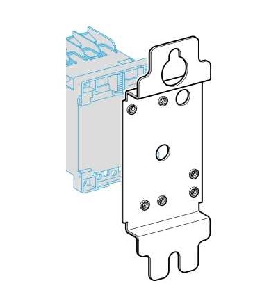DX1AP25 Mont. deska pro zařízení, upevnění šrouby na 110mm středy, Schneider Electric