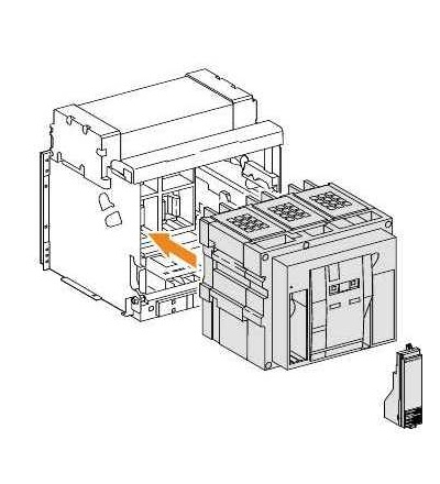 48650 Jistič Masterpact NW10HDC-E, 1000A, 4p, pevný, Schneider Electric