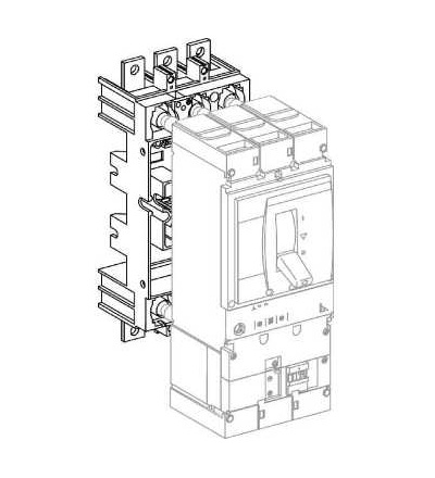 32519 Silový násuvný kontakt-pro Vigi NS 400..630-sada 2, Schneider Electric