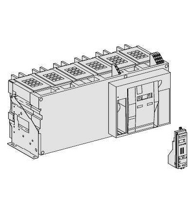 48116 Jistič Masterpact NW50H2, 5000A, 4p, pevný, bez jednotky spouští, Schneider Electric