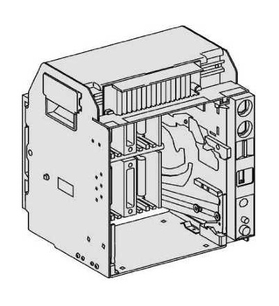 33725 šasi, 4p, pro NS 630b..1250, 1250A, Schneider Electric