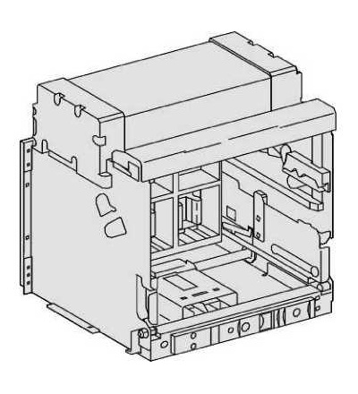 48400 šasi antikoroz., 3p, pro NW2000L1, 2000A, Schneider Electric