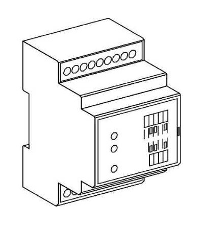 33855 Digipact COM modul-pro-výsuvné šasi NS630b..1600, Schneider Electric