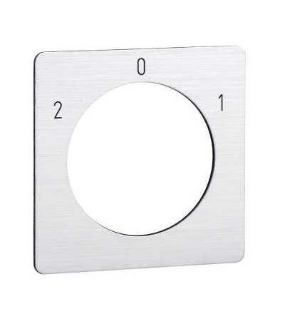 KZ18631 štítek pro vačkový spínač 2, 0, 1, 45x45mm, Schneider Electric