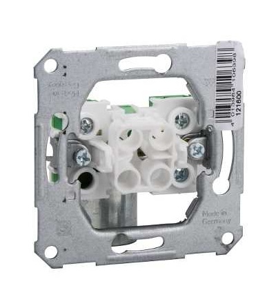 122610 ELSO Inserts, push-button, flush, 10A, screw term, Schneider Electric