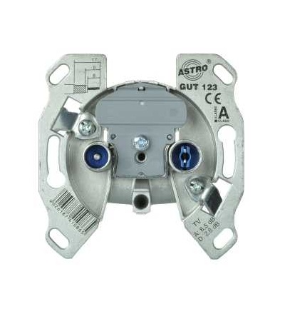 162220 ELSO Inserts, antenna socket-outlet, flush, 2 outlet, 108 MHz,860 MHz, Schneider Electric