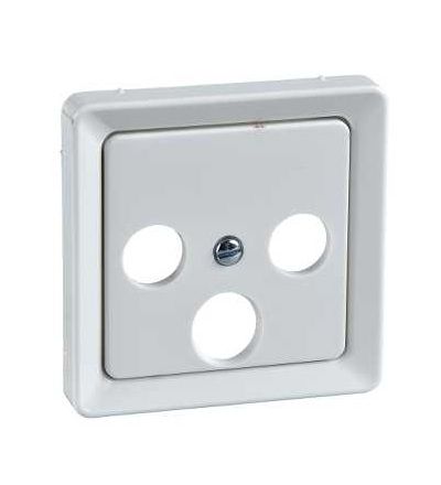 206034 Centrální deska SAT zásuvku 3 v, bílá, Schneider Electric