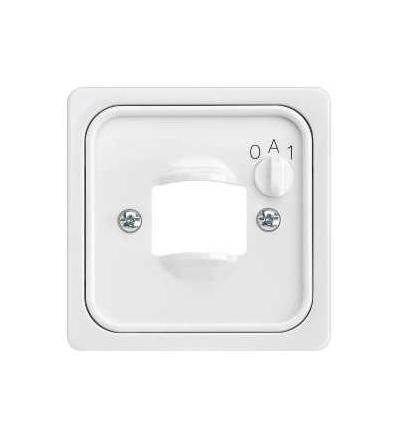 207124 ELSO, central plate for movement detector with relay, pure white, Schneider Electric