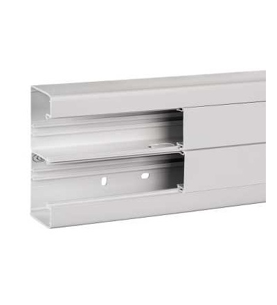 ISM10300P Parapetní kanál+přední víko 2-komory. 140x55, L 1x2m, bílý, Schneider Electric