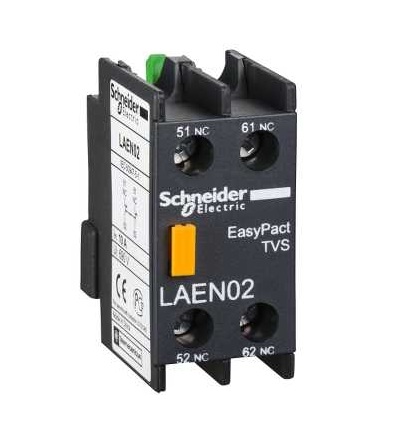 LAEN02 Blok pomocných kontaktů TeSys, 2 V, šroubové svorky, Schneider Electric