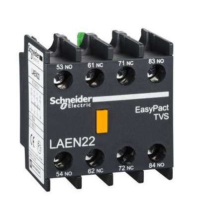 LAEN22 Blok pomocných kontaktů TeSys, 2Z+2V, šroubové svorky, Schneider Electric