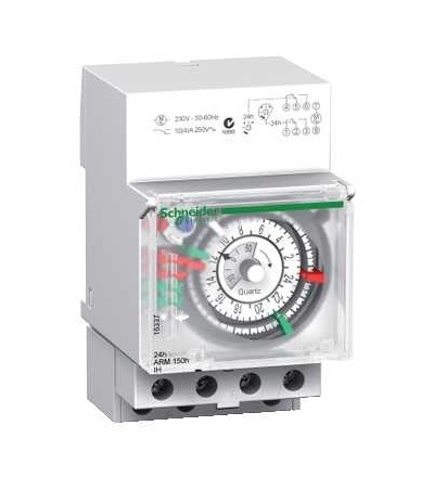 15337 Acti 9, IH, mechanický časový spínač, 24 h, 150 h paměť, Schneider Electric