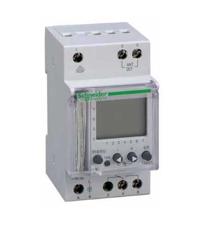 15857 Acti 9, IHP DCF, 1Z digit. spínací hodiny, 24 hod.+7 dní, Schneider Electric