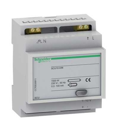 CCTDD20011 SCU10, DIN stmívač, 1..10 V, Schneider Electric