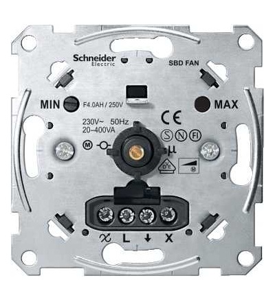 ELG174401 ELSO, speed controller, rotary push type, 230 V AC, 20W,400W, Schneider Electric