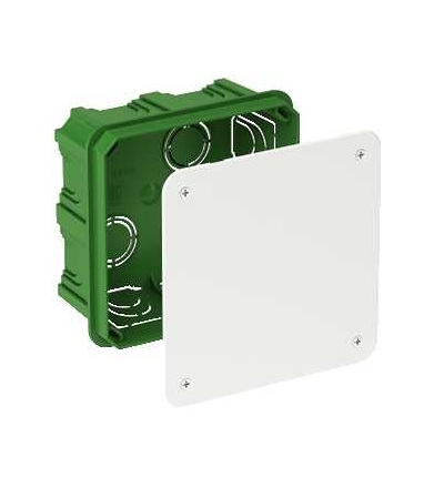 IMT35122 Multifix Modulo, junction box, single, green, 112x112x51mm, Schneider Electric