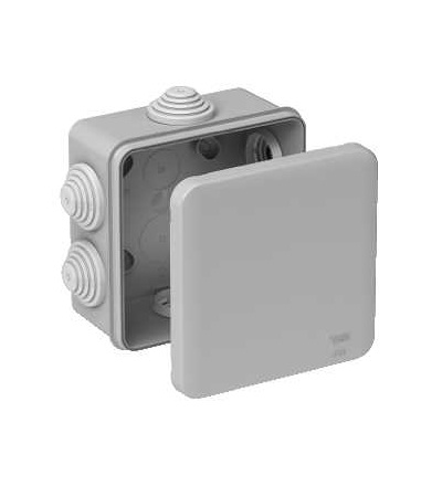 IMT35091 Mureva BOX, junction box, 6 grommets, 100x100x50mm, without terminal, Schneider Electric