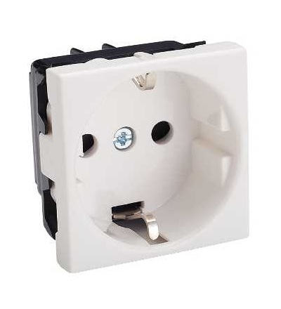 ETK21045ER Ultra 45x45 zásuvka 230V, 16A, SCHUKO, červená, Schneider Electric