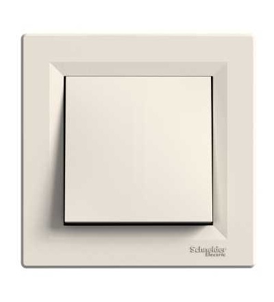 EPH0800323 Asfora, ovládač tlačítkový, ř.1/0, krémová, Schneider Electric