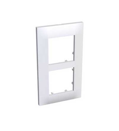 ALB45653 Altira, krycí rámeček, dvojitý vert., bílý, 57mm, Schneider Electric