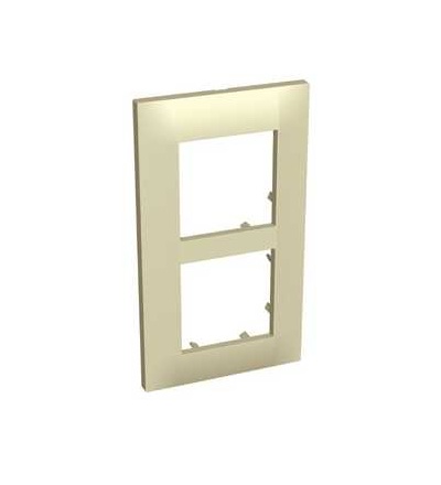 ALB45713 Altira, krycí rámeček, dvojitý vert. -mramor, 57mm, Schneider Electric