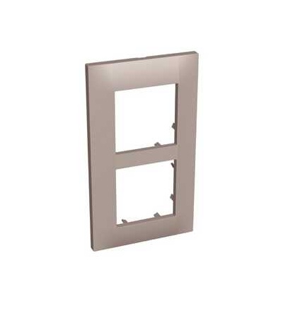 ALB45723 Altira, krycí rámeček, dvojitý vert. -granit, 57mm, Schneider Electric