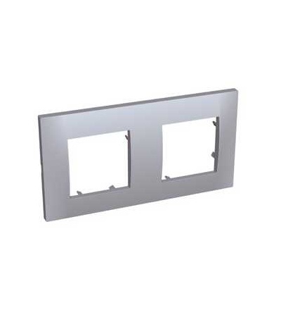ALB45732 Altira, krycí rámeček dvojitý horiz., šedý, 71mm, Schneider Electric