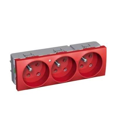 ALB45235 Altira, 3xzás.2p+E 45o-clonky-orient.podsv., červená, Schneider Electric