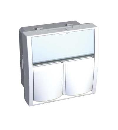ALB45384 Altira, kryt,dat.zásuvky dvoj. RJ45, Infraplus, Schneider Electric