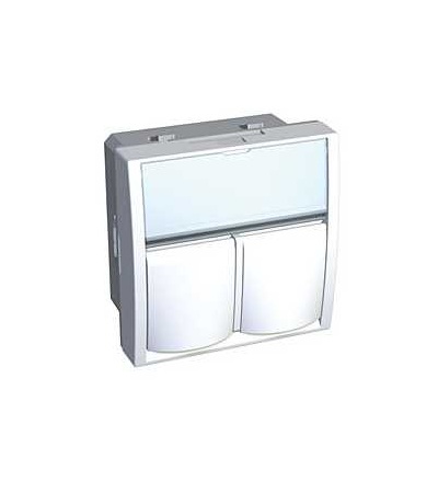 ALB45382 Altira, kryt,dat.zásuvky dvoj. RJ45, keystone AMP, Schneider Electric
