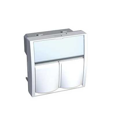 ALB45383 Altira, kryt,dat.zásuvky dvoj. RJ45, SYSTIMAX, Schneider Electric