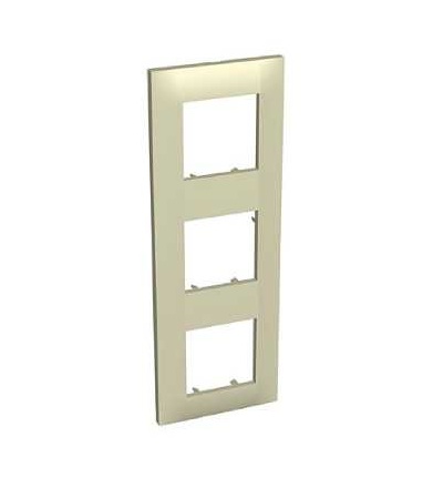 ALB45719 Altira, krycí rámeček, trojitý vert., mramor, 71mm, Schneider Electric