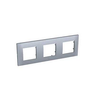 ALB45737 Altira, krycí rámeček, trojitý horiz., šedý, 71mm, Schneider Electric
