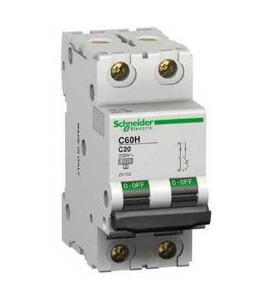 25101 Modulární jistič C60H, 1p+N, 16A, char. C, Schneider Electric
