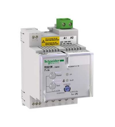 56162 Ochranné relé na reziduální proud RH21M, 300mA, 0,06 s, 130 V, Schneider Electric