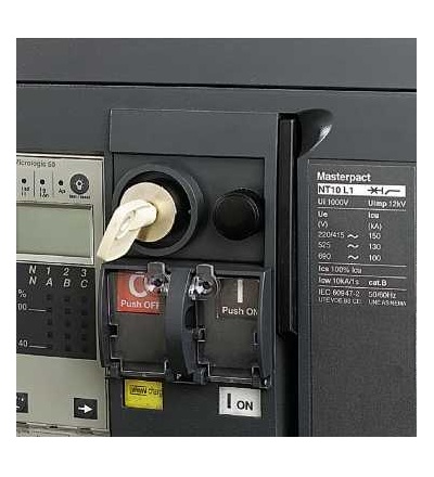 47514 Uzamknutí visacím zámkem, adaptér BPFE, pro uzamknutí jističe NT, Schneider Electric