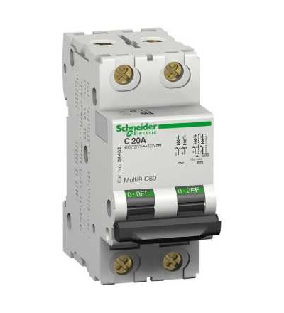17439 Modulární jistič C60N, 2p, 60A, char. B, Schneider Electric
