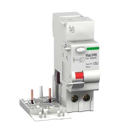 26502 Chráničová spoušť Vigi C60, 25A, 2p, 130..230 V, 30mA, Schneider Electric